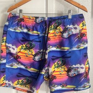 Men’s Culprit Raptor Swim Trunks with removable mesh size XL Like New